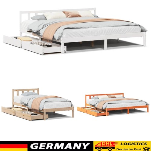 Bettgestell mit schubladen - bettgestell,
