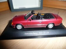 Minichamps 1/43 Mercedes-Benz 300 CE-24 Cabrio Mercedes Rot Händlerverpackung