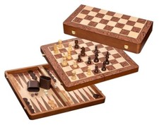 Schach Backgammon Dame Groß modernes Design Philos 2520 Angebot