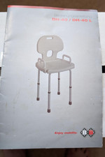 Duschstuhl B + B  D H - 40 L mit Rückenlehne höhenverstellbar  Max 110 kg NEU .