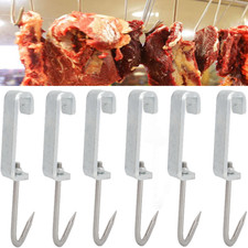 6 gebr. Rohrbahnhaken