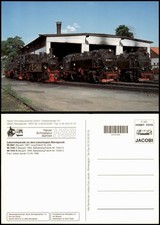 Wernigerode Lokomotivparade der Harzer Schmalspurbahnen am Lokschuppen 1998