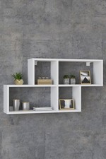 Holz Wandregal Wandboard Hängeregal Board Lusas weiß