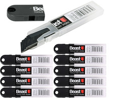 100 Stk. schwarze Abbrechklingen 18 mm Cuttermesser/Teppichmesser Ersatzklingen