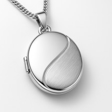 Medaillon Amulett für 2 Fotos