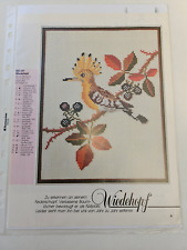 Stickvorlage Wiedehopf 19,5 x