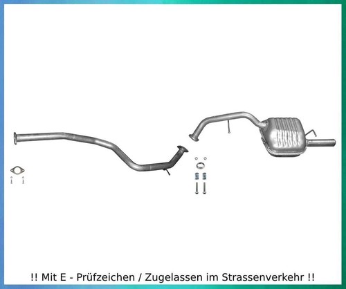 Auspuffanlage für mazda i - auspuffanlage,
