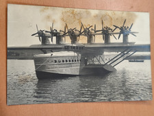 Postkarte AK Foto Dornier DO X Wasser Flugzeug  MF3
