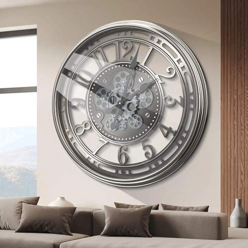 Steampunk zahnrad wanduhr - zahnrad,