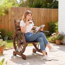 Outsunny Gartenstuhl Holz