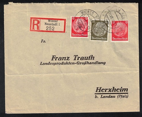 Deutsches reich 1939 - reich, brief