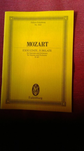 Mozart exsultate - w.a., mozart;