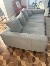 Graues Sofa, 3 Sitzer