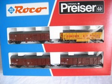 DB150* Roco Preiser H0 44009 Güterwagen Set 4-Teilig Circus Krone OVP