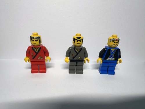 Lego ninja minifigur - 3x,