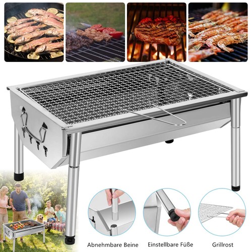 Edelstahl holzkohlegrill grill - edelstahl,