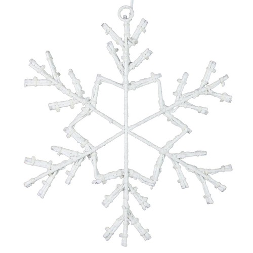 Schneeflocke mit schneeoptik - schneeflocke,