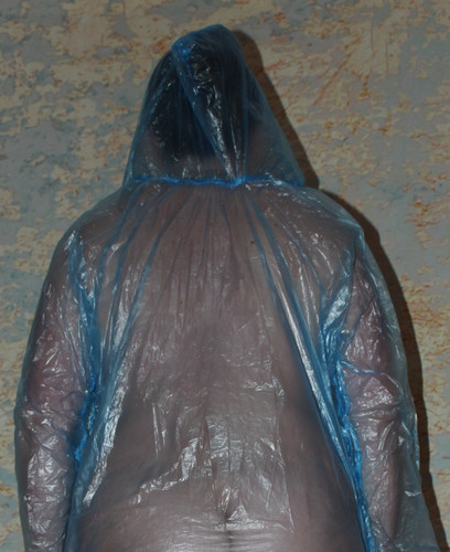 Sexy regencape pvc blau - regencape,