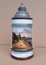 Bierkrug mit Deckel +