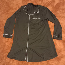 Damennachthemd, langarm, schwarz, Größe L, neu