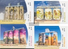 Briefmarken Australien 2018 Mi 4806-4809 postfrisch Bemalte Getreidesilos
