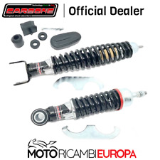 Dämpfer Schwarz Kohlenstoff Vorder + Hinter Verstellbar Vespa 50 Spezial