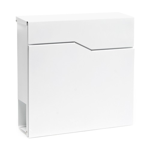 Briefkasten v19 weiß - briefkasten,