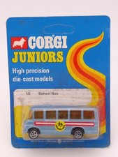 Corgi Juniors: 15 School Bus (unbespielt in ungeöffneter Blisterbox OVP)