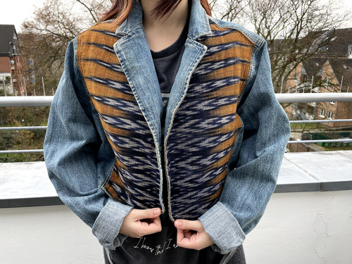 Jeansjacke mit matmee - jeansjacke, matmee-motiv