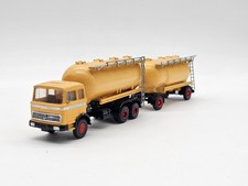 Mercedes-Benz LPS 1620 lkw Eigenbau Handarbeit 1:87  Silohängerzug Resin