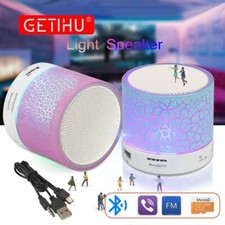 Tragbare Mini Bluetooth Lautsprecher Wireless Speaker LED Lautsprecher TF USB