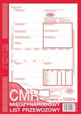 Internationaler Frachtbrief CMR A4 Original + 5 Kopien - nummeriert A4