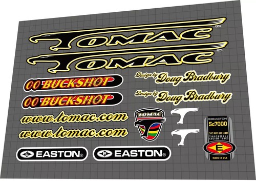 1999 tomac buckshot decal set - 1999,