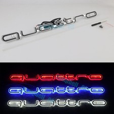 Auto Front Grille Logo Quattro Für Audi A3 A4 A5 A6 A7 A8 Q3 Q5 Q7 S3 NEW