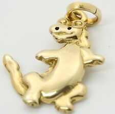♦♦ Hals Ketten Tier Anhänger Krokodil in 8 kt 8k 333 er Gelb Gold Kettenanhänger