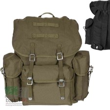 Bundeswehr Rucksack  30 Liter Oliv Schwarz Canvas Tagesrucksack Arbeit Backpack