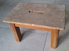 altes Holz Fussbänkchen Retro