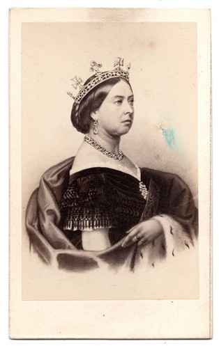 Cdv foto queen victoria paris - cdv,