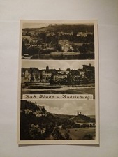 AK Bad Kösen und Rudelsburg 1955, gelaufen