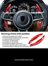 porsche lenkrad shift paddles - carbon rot