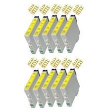 10 Druckerpatronen yellow