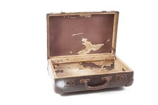 alter Vulkanfiber Koffer