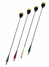 Larp-Pfeil Plattkopf - schwarzer Schaft - Larp-Pfeil mit Sicherheits-Plattkopf