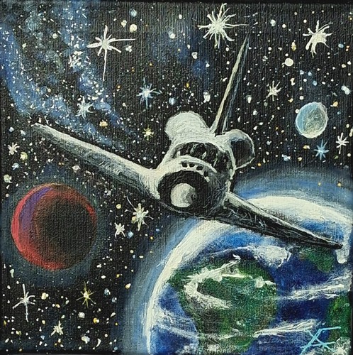Acrylbild auf leinwand - acrylbild,
