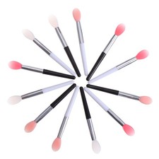  12 Stück Silikon Lippenbürsten Lippenmaske Lippenstift Pinsel Applikator für