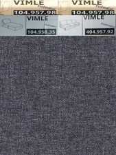 Ikea VIMLE Bezug für 4er Sofa 3er Recamiere Armlehnen Gunnared mittelgrau NEU