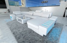 Sofa Wohnlandschaft Ledersofa