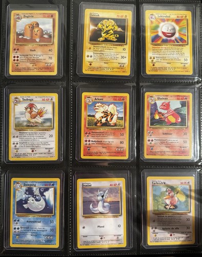 10x vintage pokémon karten - 10x,