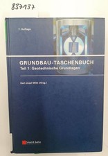 Grundbau taschenbuch teil 1 - grundbau-taschenbuch:,