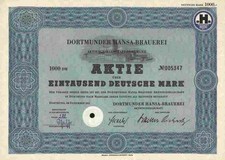 HANSA Brauerei 1951 Dortmund